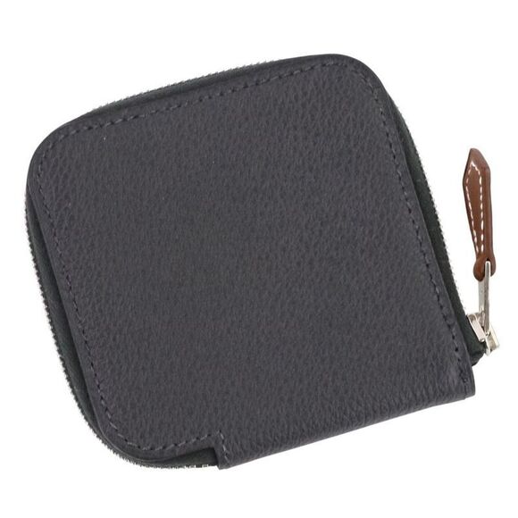 Unused Hermes Azap Mini Silk-in Vaux Epson Coin Case W Engraved 2024 Manufacture - Picture 3 of 10